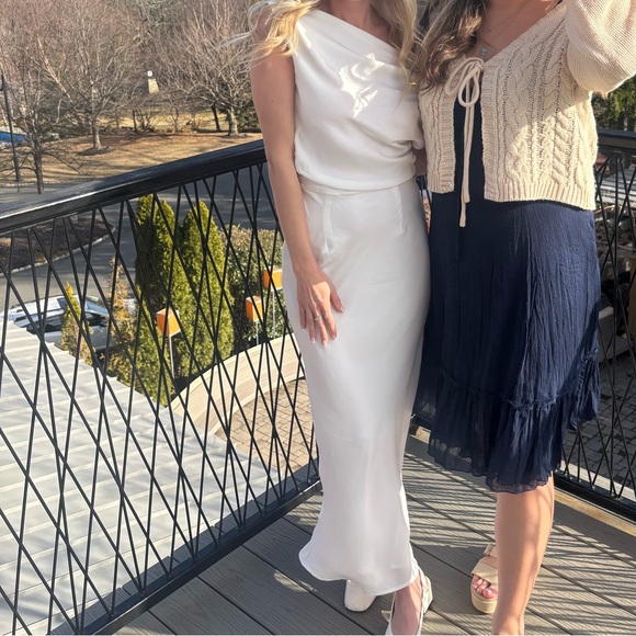 SNDYS. Dresses & Skirts - SNDYS. White Maxi Dress Bridal